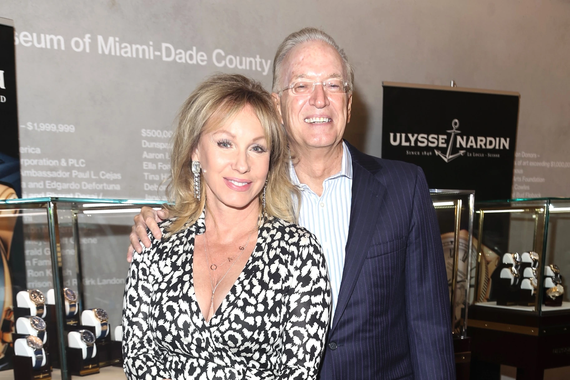 Roy Black posing with Lea Black at an event